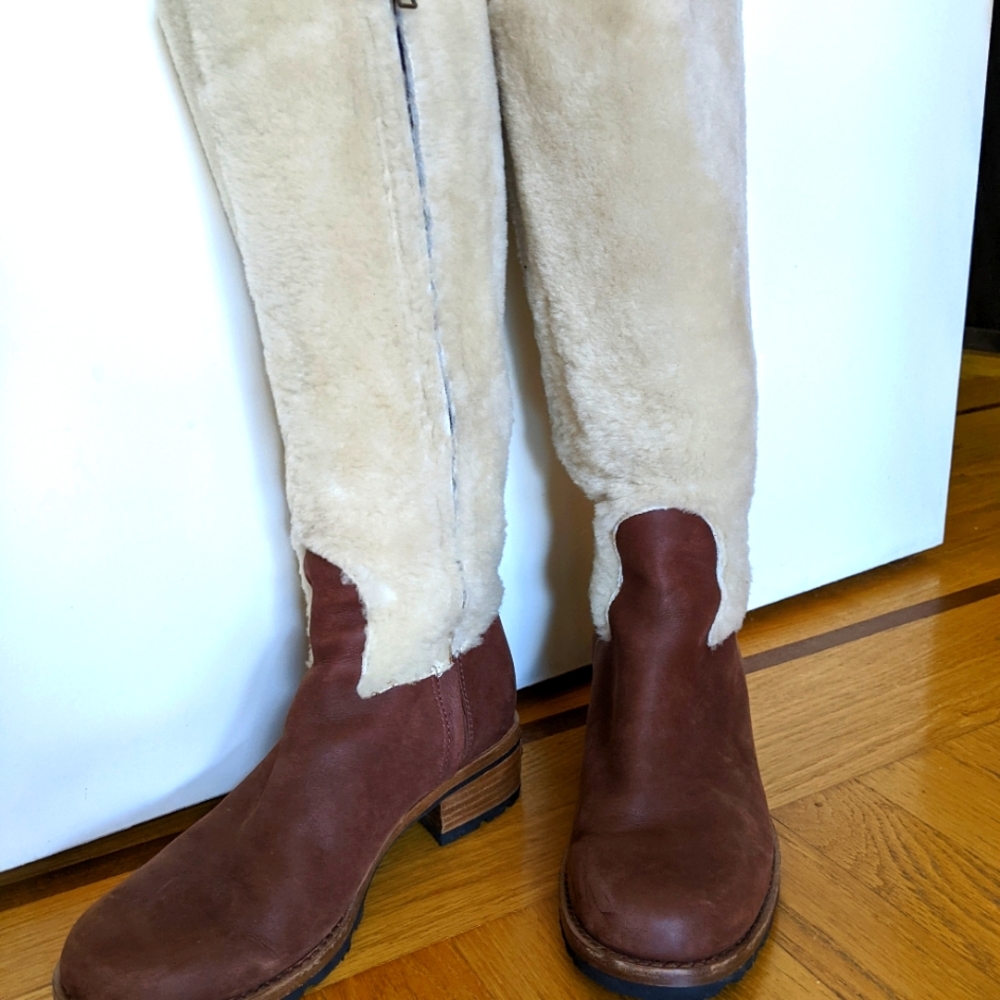 UGG shearling leather boots